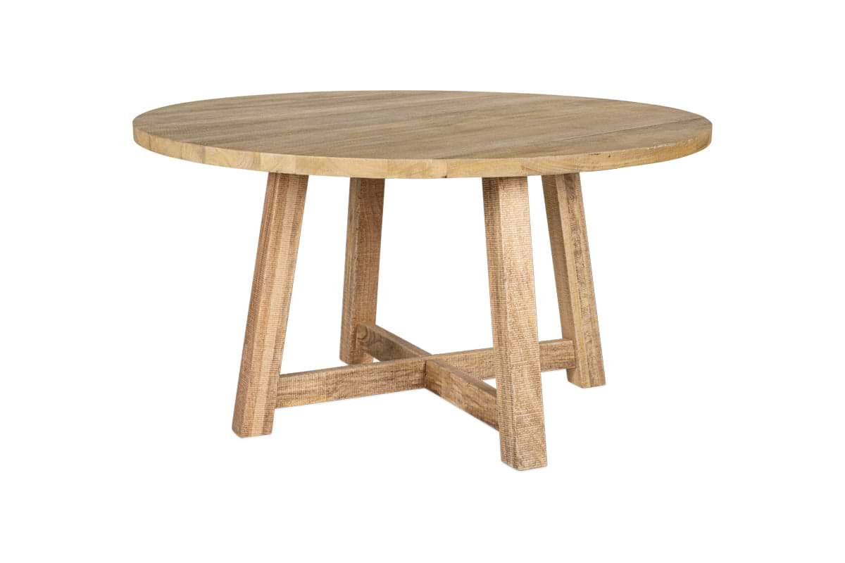 Indali Mango Wood Round Dining Table - Natural