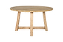 Indali Mango Wood Round Dining Table - Large-nkuku