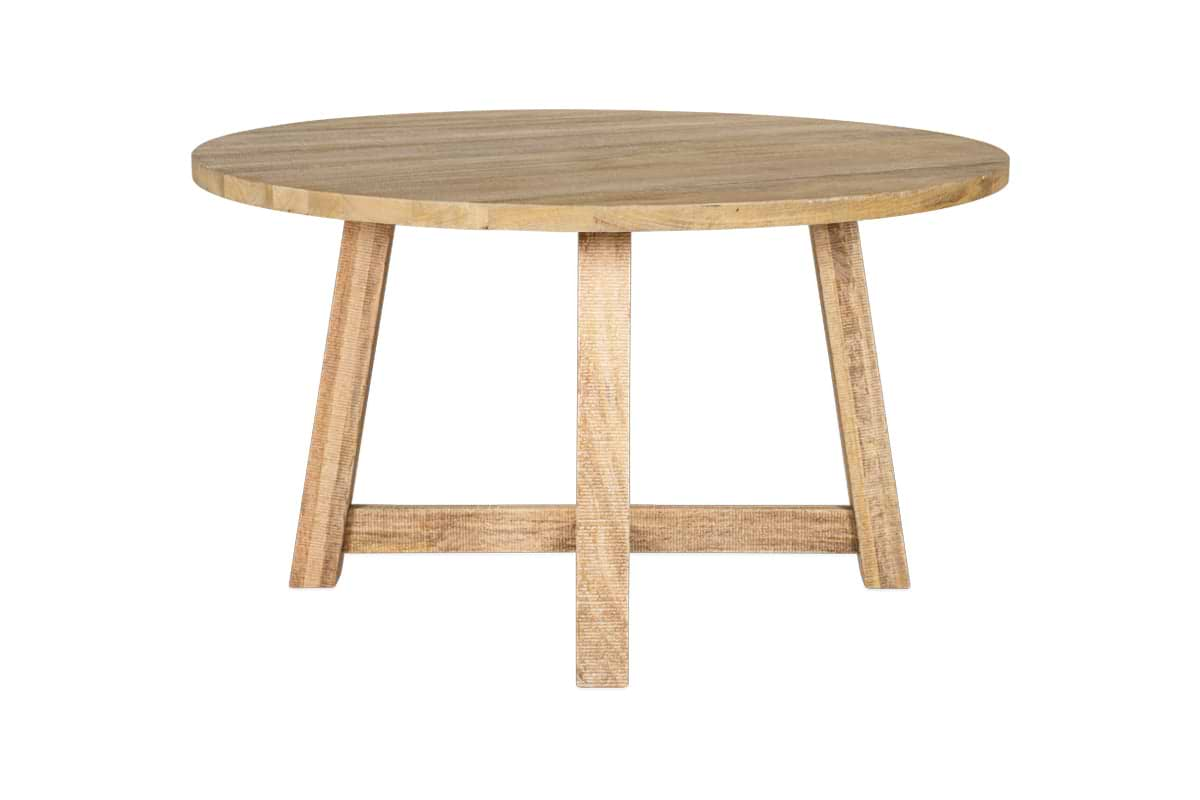 Indali Mango Wood Round Dining Table - Natural