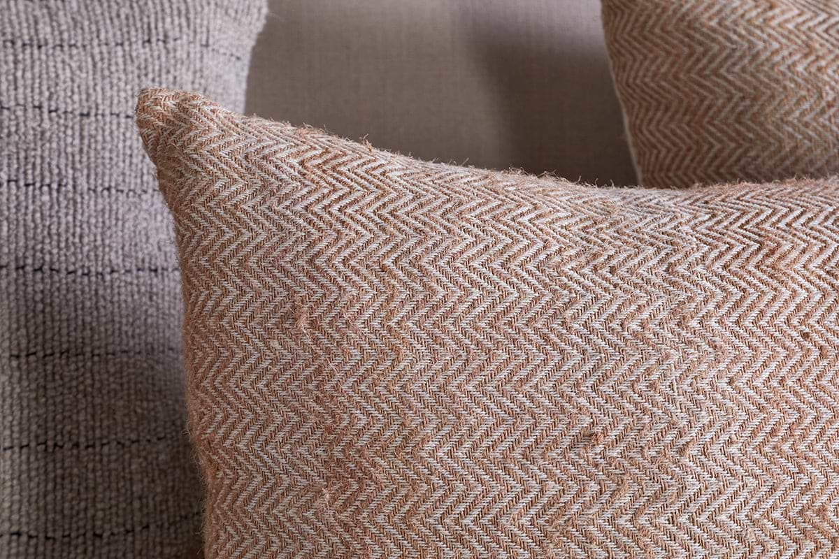 Indie Recycled Cushion Cover - Rust-nkuku