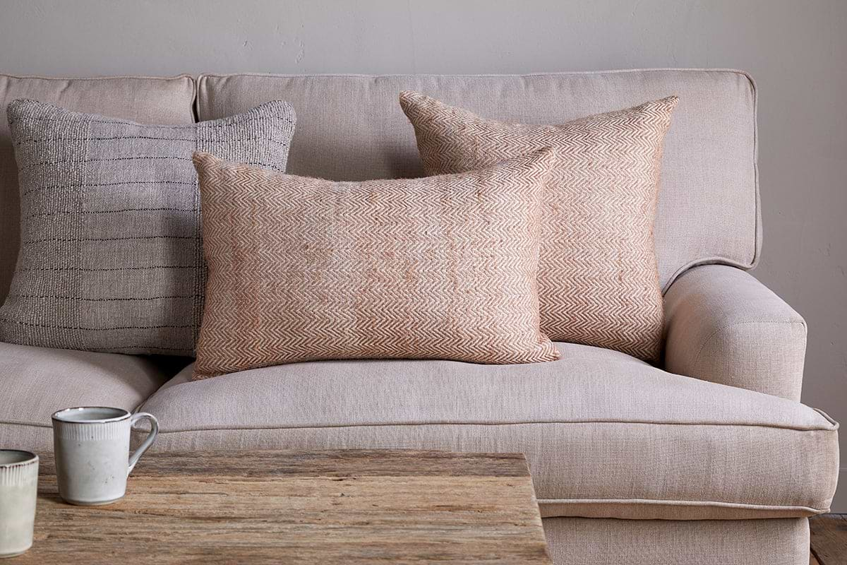 Indie Recycled Cushion Cover - Rust-nkuku