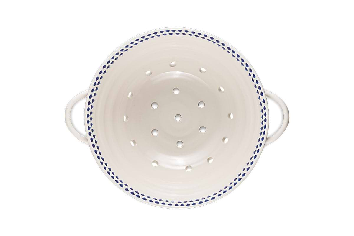 Indigo Drop Colander - Indigo-nkuku