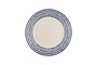 Indigo Drop Dinnerware Set - Cream & Indigo (Set of 12)-nkuku