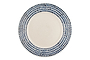 Indigo Drop Dinnerware Set - Cream & Indigo (Set of 12)-nkuku