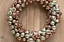 Inika Glass Wreath - Antique Gold & Rust-nkuku