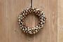 Inika Glass Wreath - Antique Gold & Rust-nkuku