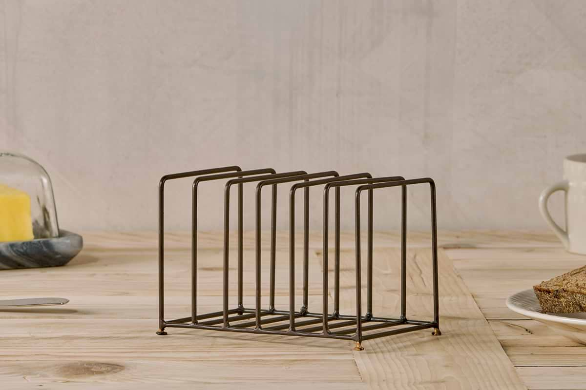 Inkollu Toast Rack - Aged Brass-nkuku