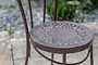 Jeavika Iron Outdoor Bistro Chair - Black-nkuku