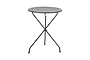 Jeavika Iron Outdoor Bistro Table - Black-nkuku