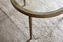 Jiya Iron & Glass Nested Coffee Tables - Brass- nkuku