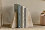 Juda Marble Bookends - Grey-nkuku