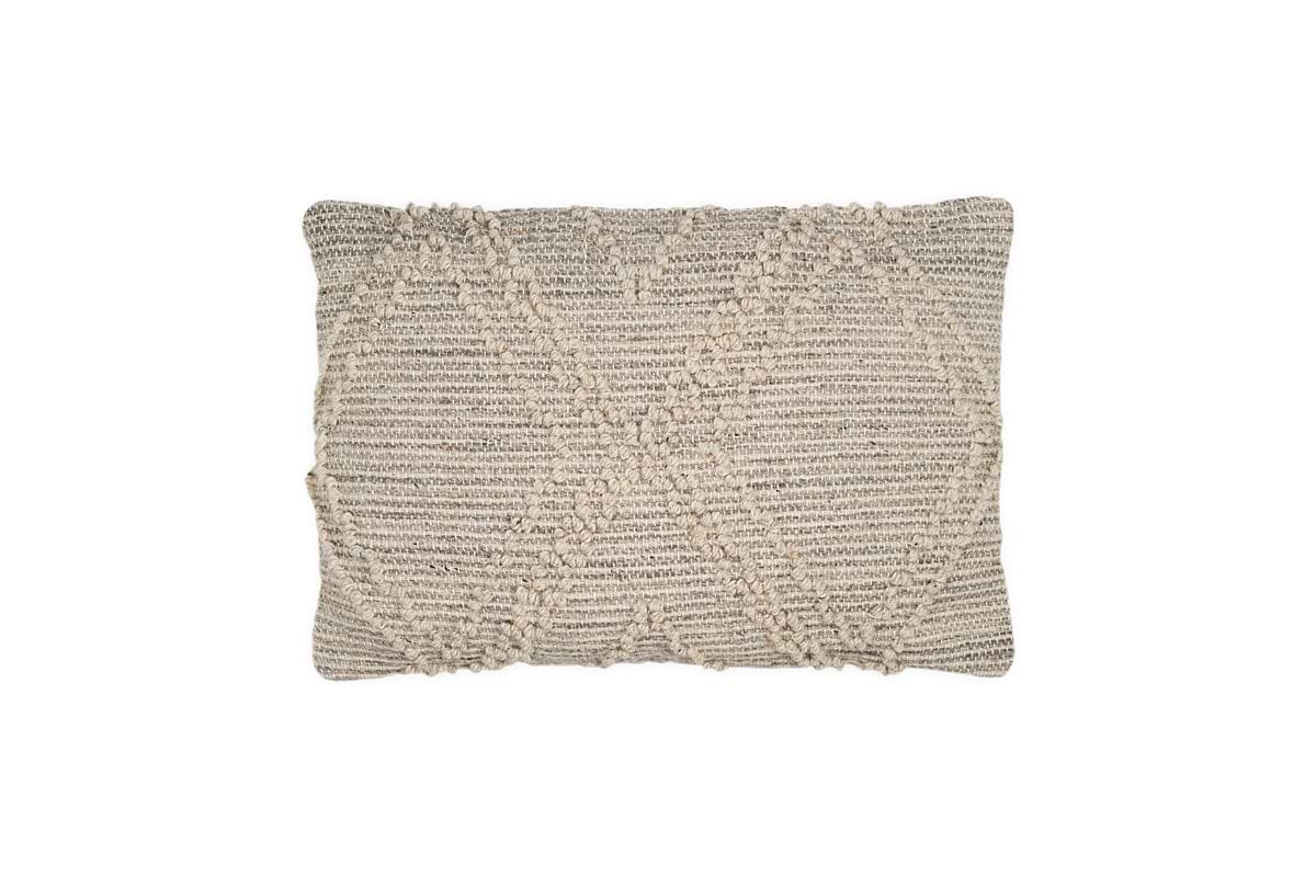 Juliyet Cotton & Wool Cushion Cover - Natural-nkuku