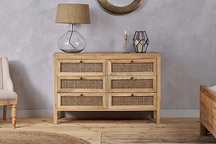 Kanz Mango Wood Chest Of Drawers - Natural