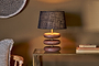 Kankad Mango Wood  Table Lamp - Dark Stain