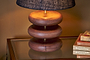 Kankad Mango Wood  Table Lamp - Dark Stain