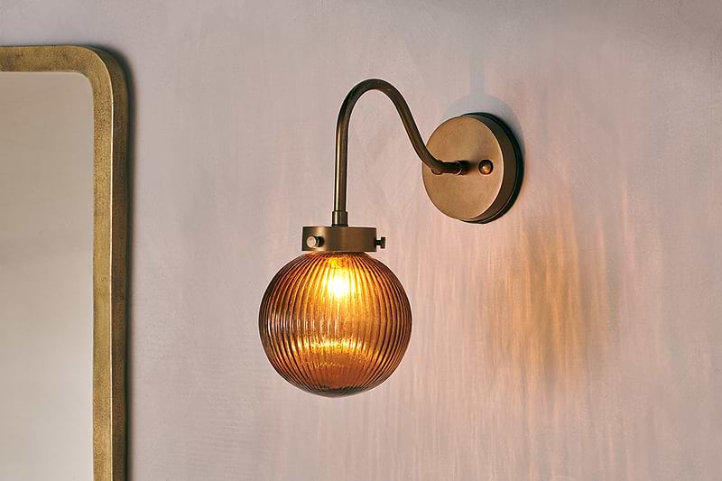 Konnie Bathroom Wall Light - Amber