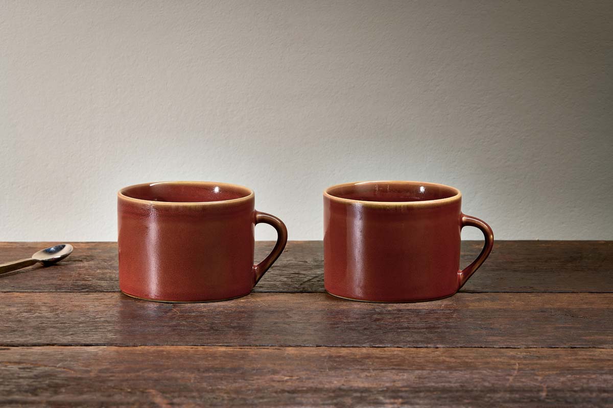 Kalini Mugs - Amber - Large (Set of 2)