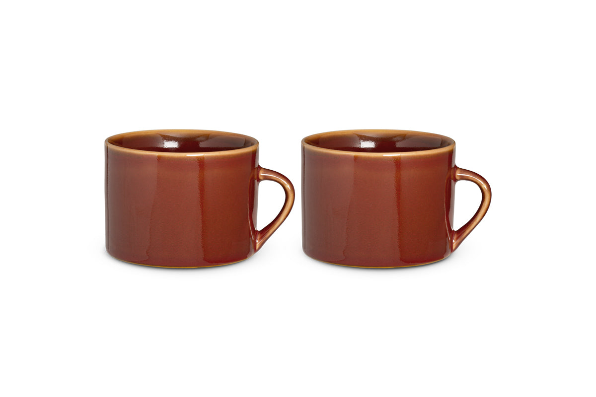 Kalini Mugs - Amber - Large (Set of 2)