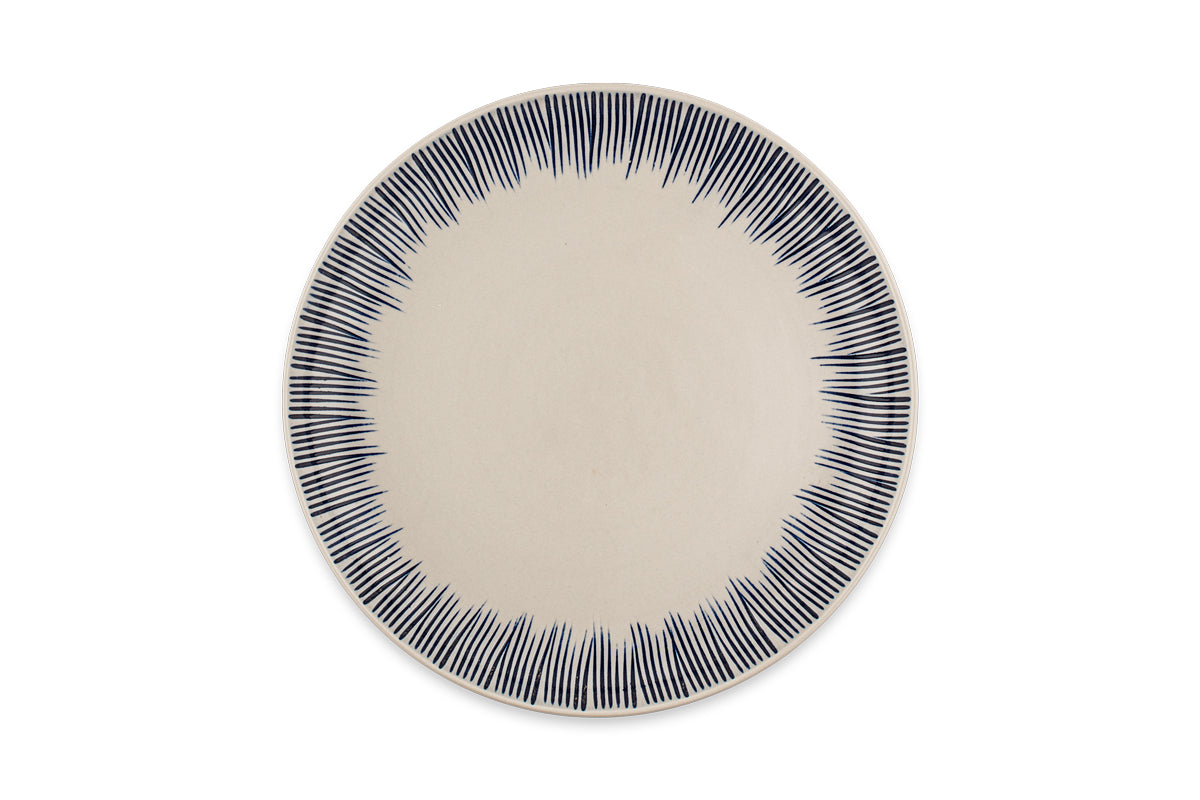 Karuma Dinnerware Set - Blue & White (Set of 12)