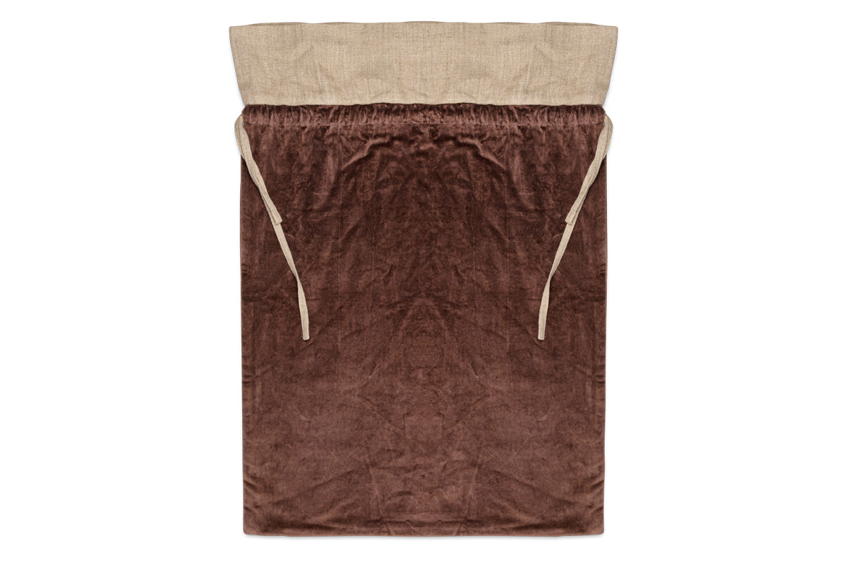 Karru Cotton Velvet Sack - Rich Mocha