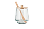 Kali Tall Storage Jar - Natural & Clear