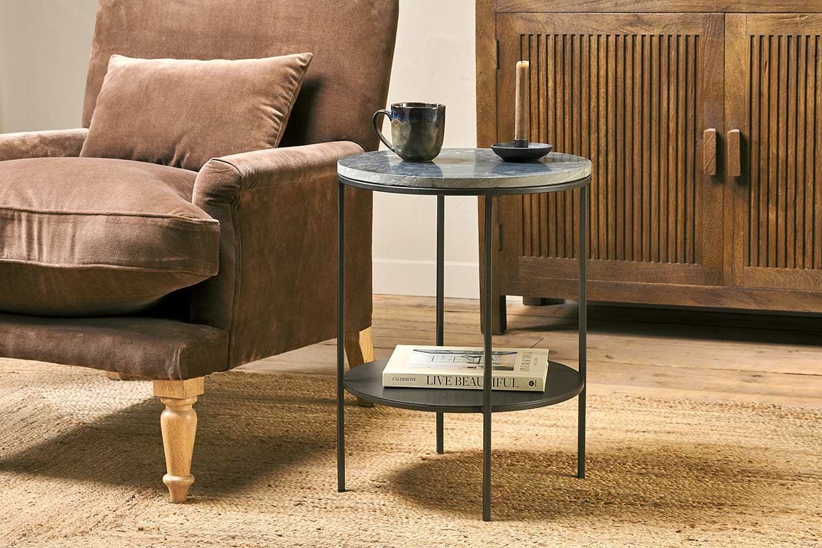 Tainoki marble online side table