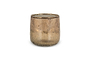 Konara Glass Tealight Holder - Copper Smoke