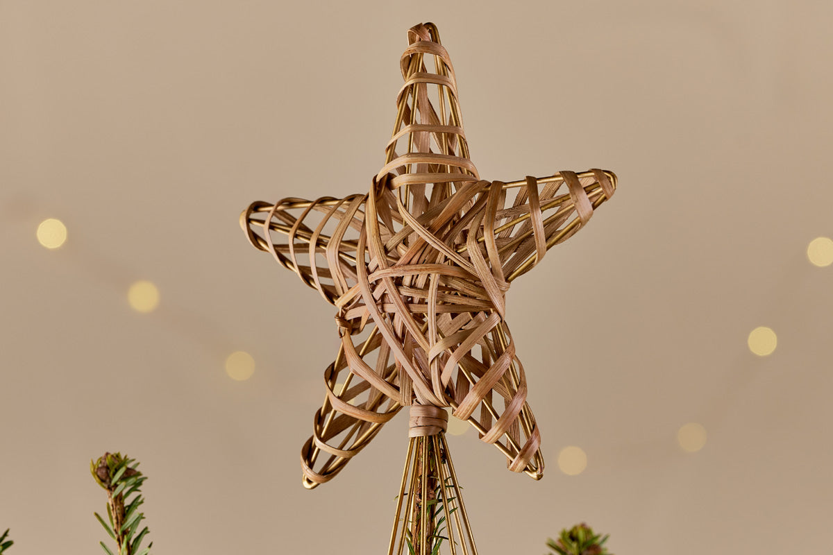 Katana Cane Tree Topper - Natural