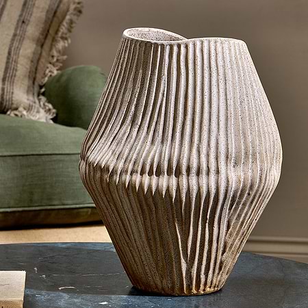 Kalai Ceramic Organic Shape Vase - Large