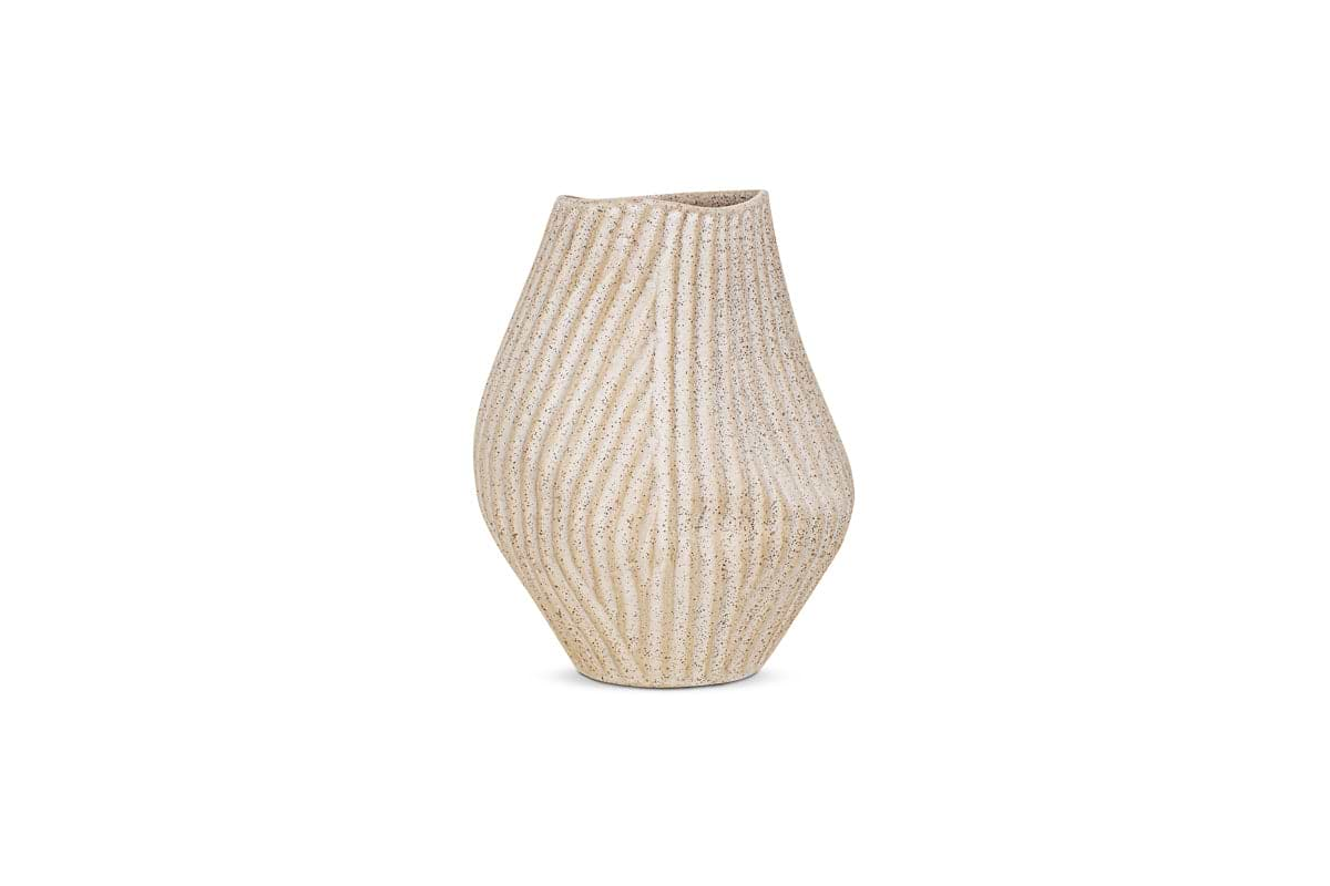 Kalai Ceramic Organic Shape Vase - Small-nkuku