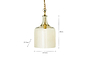 Kalsi Recycled Glass Pendant Light - Lustre - Small-nkuku