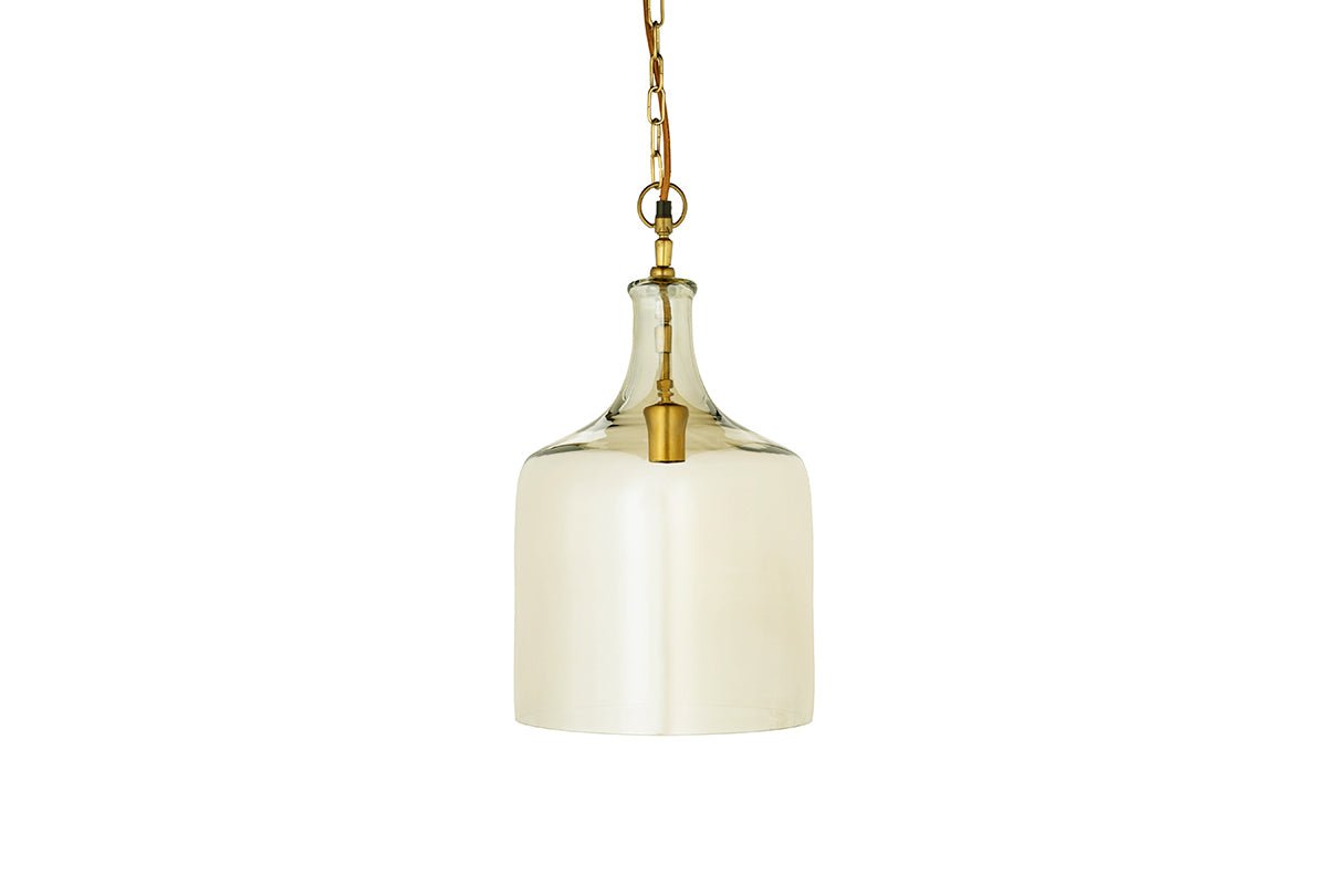 Kalsi Recycled Glass Pendant Light - Lustre - Small-nkuku