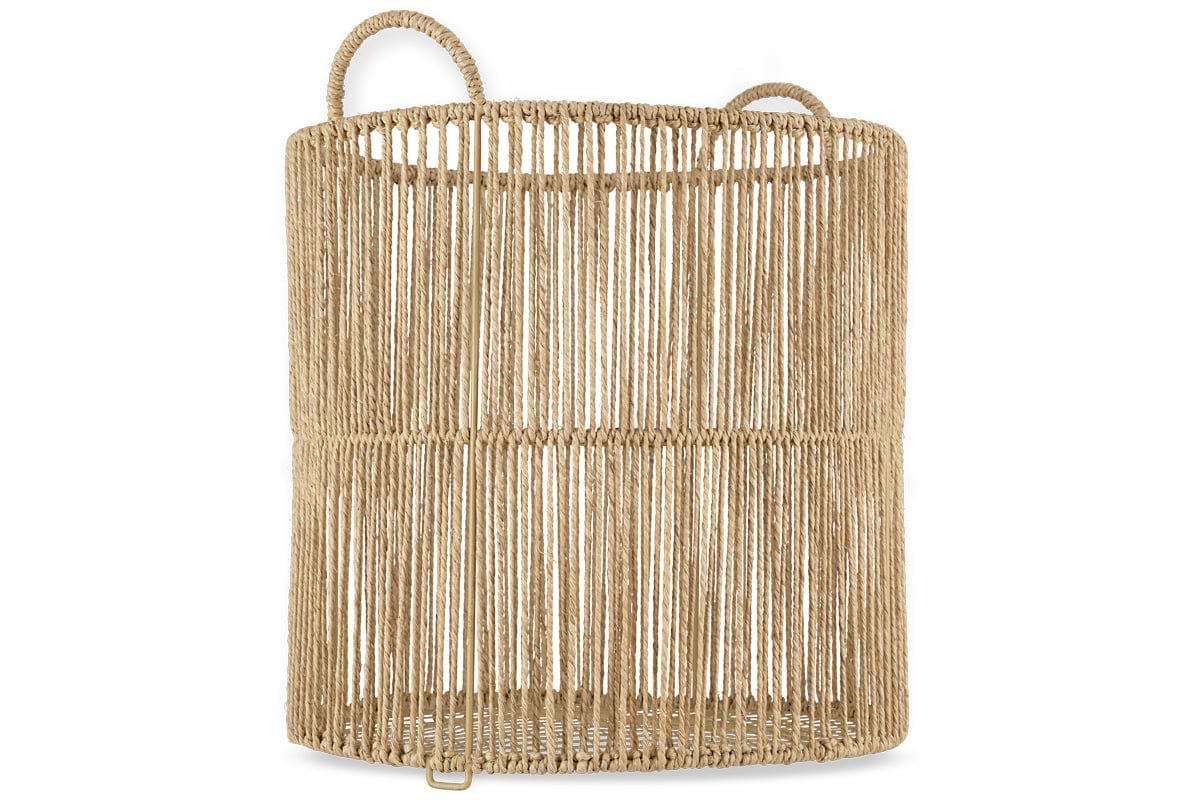 Kanika Jute Basket - Natural-nkuku