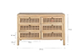 Kanz Mango Wood Chest Of Drawers - Natural-nkuku