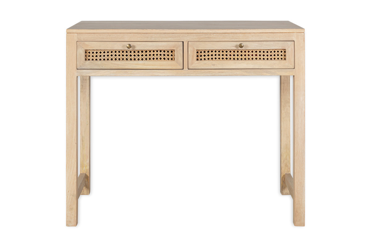 Kanz Mango Wood Writing Desk - Natural-nkuku