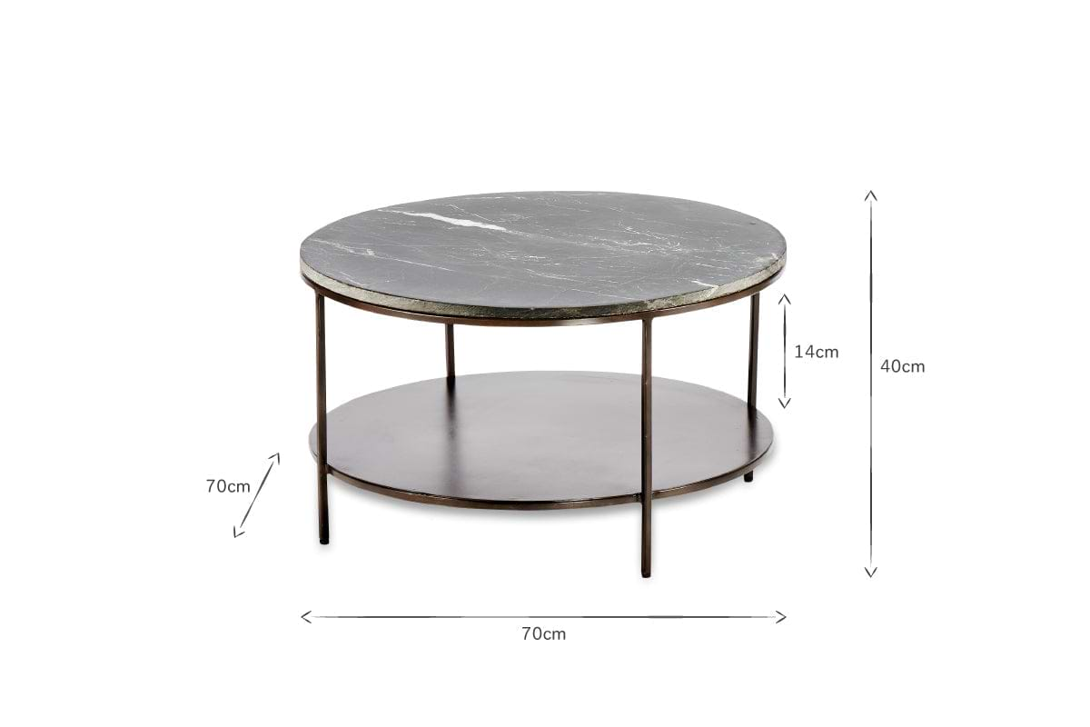 Karoko Marble Coffee Table- nkuku