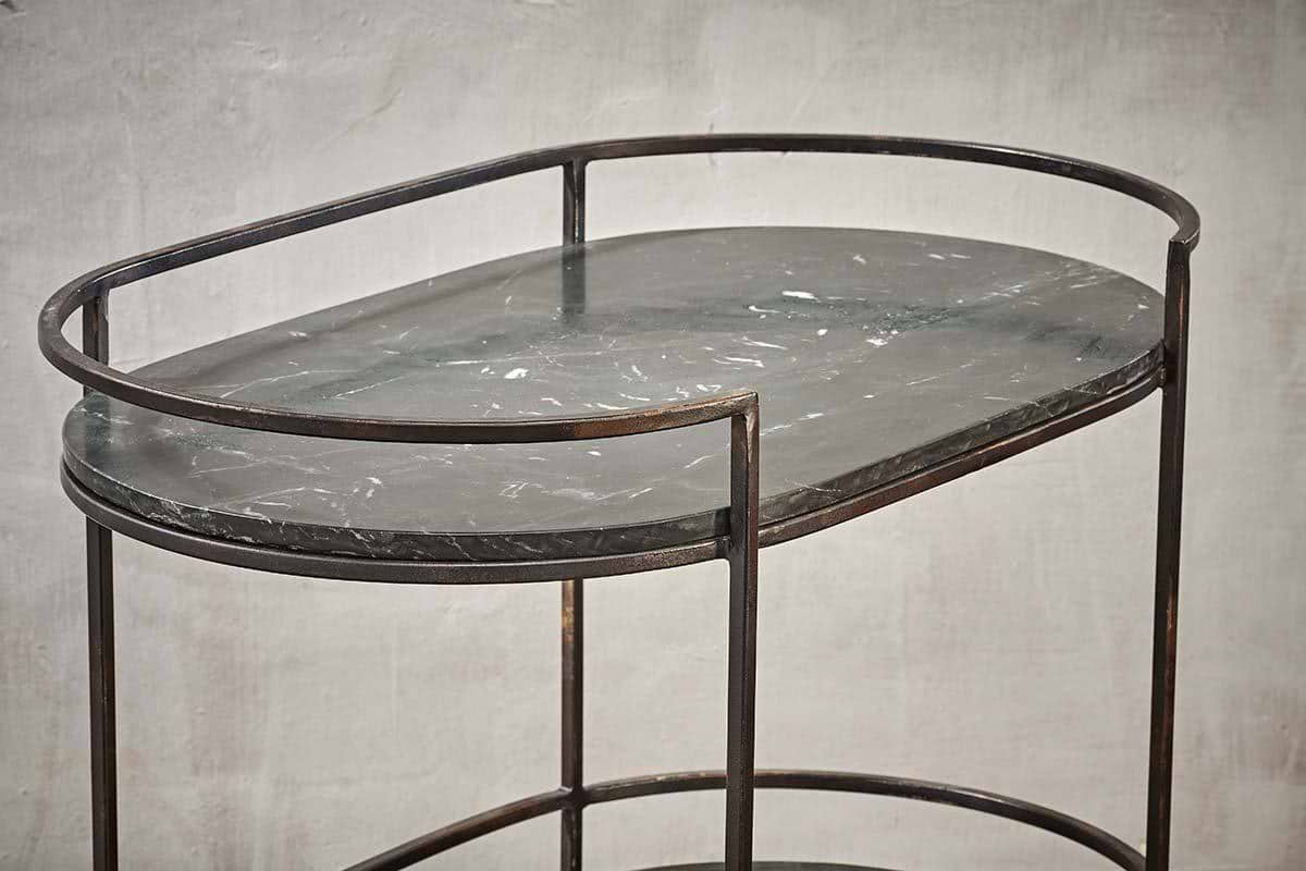 Karoko Marble Drinks Table- nkuku