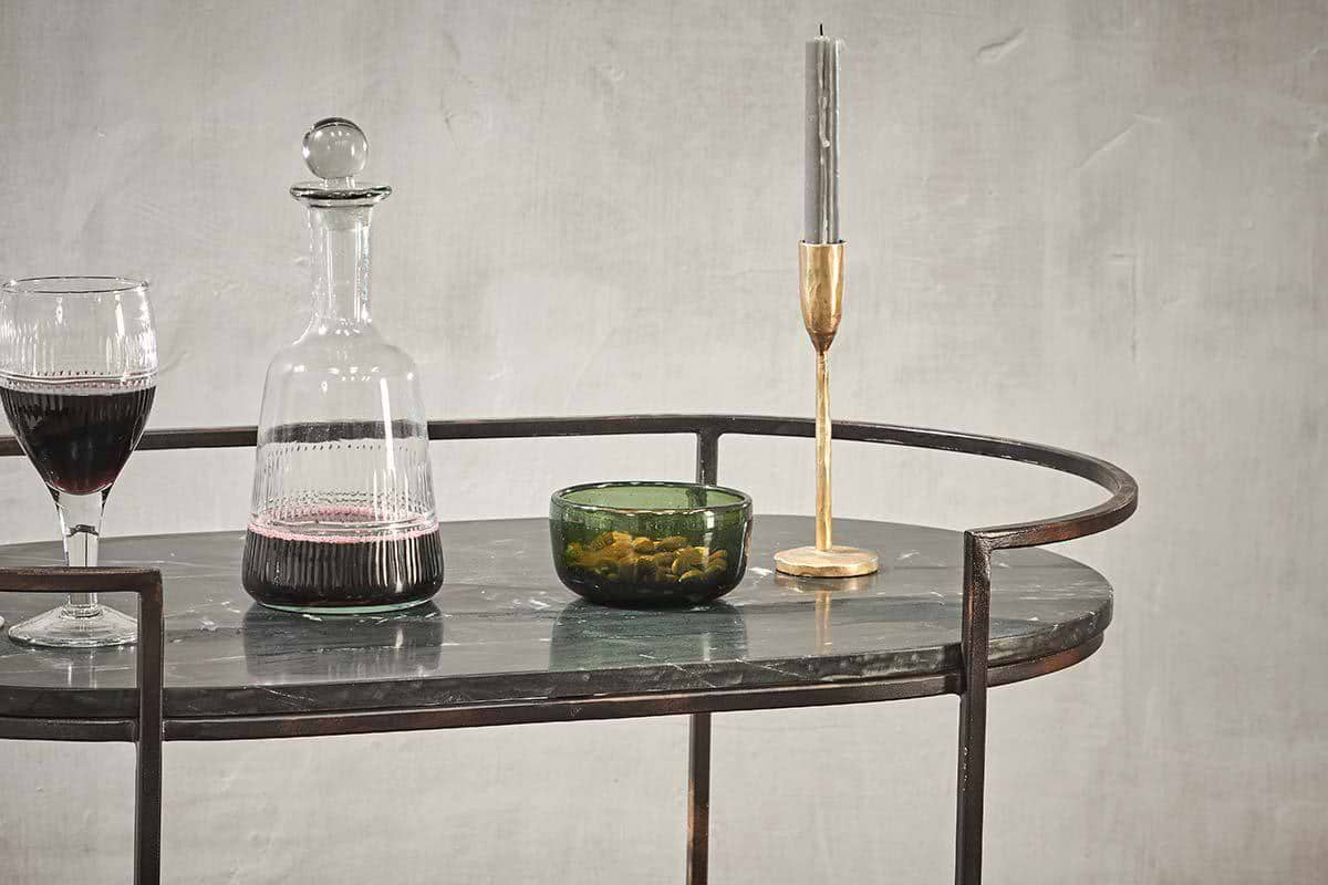 Karoko Marble Drinks Table-nkuku