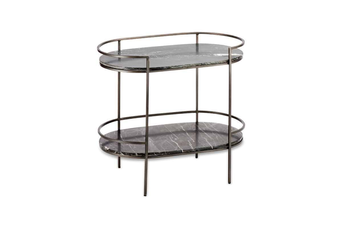 Karoko Marble Drinks Table- nkuku