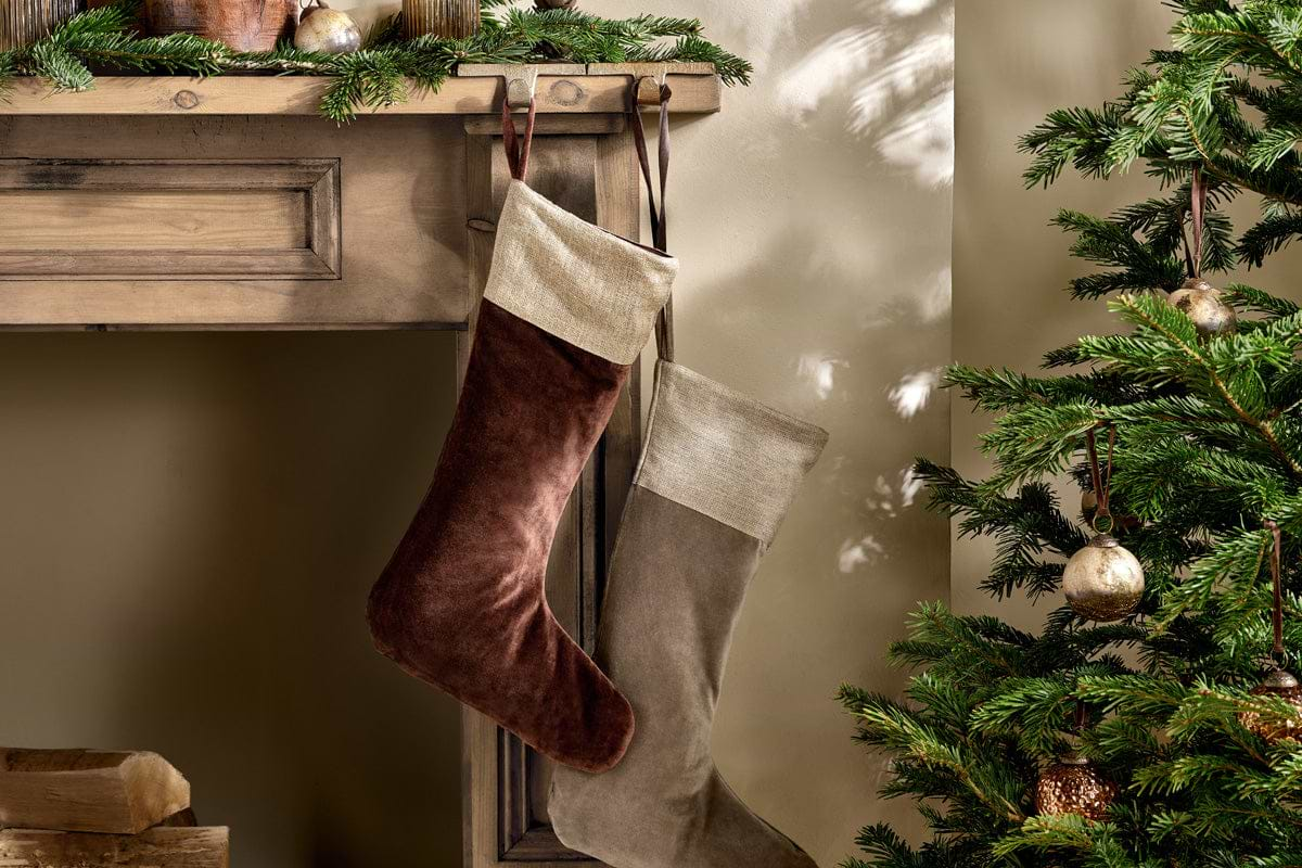 Karru Cotton Velvet Stocking - Rich Mocha-nkuku