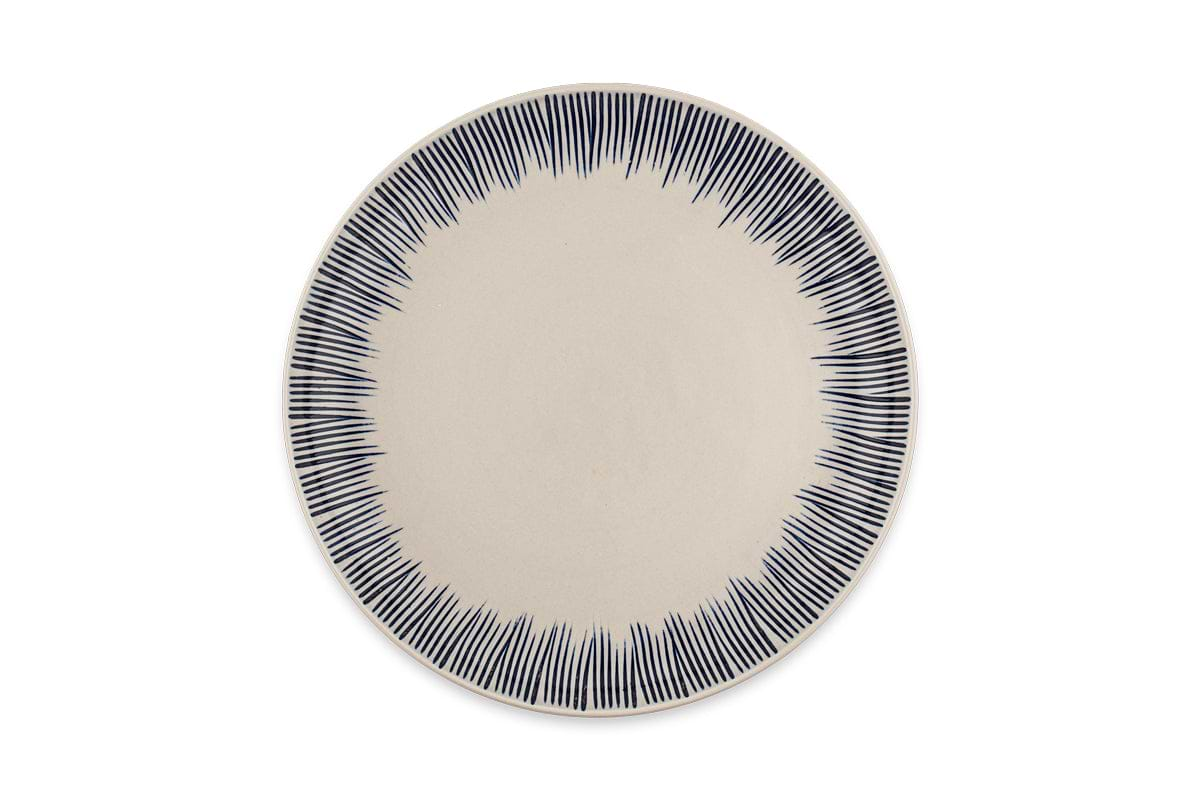 Karuma Dinnerware Set - Blue & White (Set of 12)-nkuku