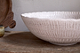 Kayanna Ceramic Decorative Bowl - White-nkuku