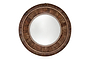 Kayia Acacia Wood Mirror - Walnut-nkuku