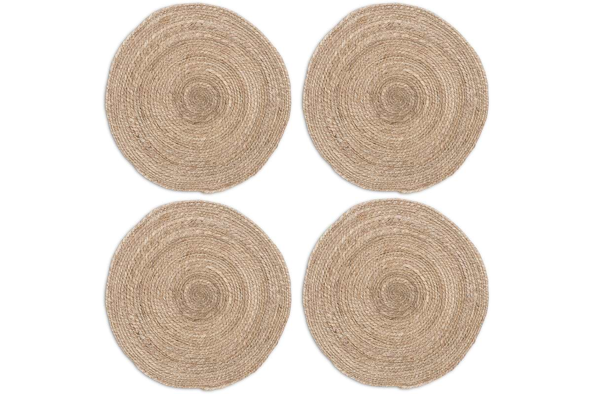 Keso Woven Placemats - Natural - (Set of 4)-nkuku