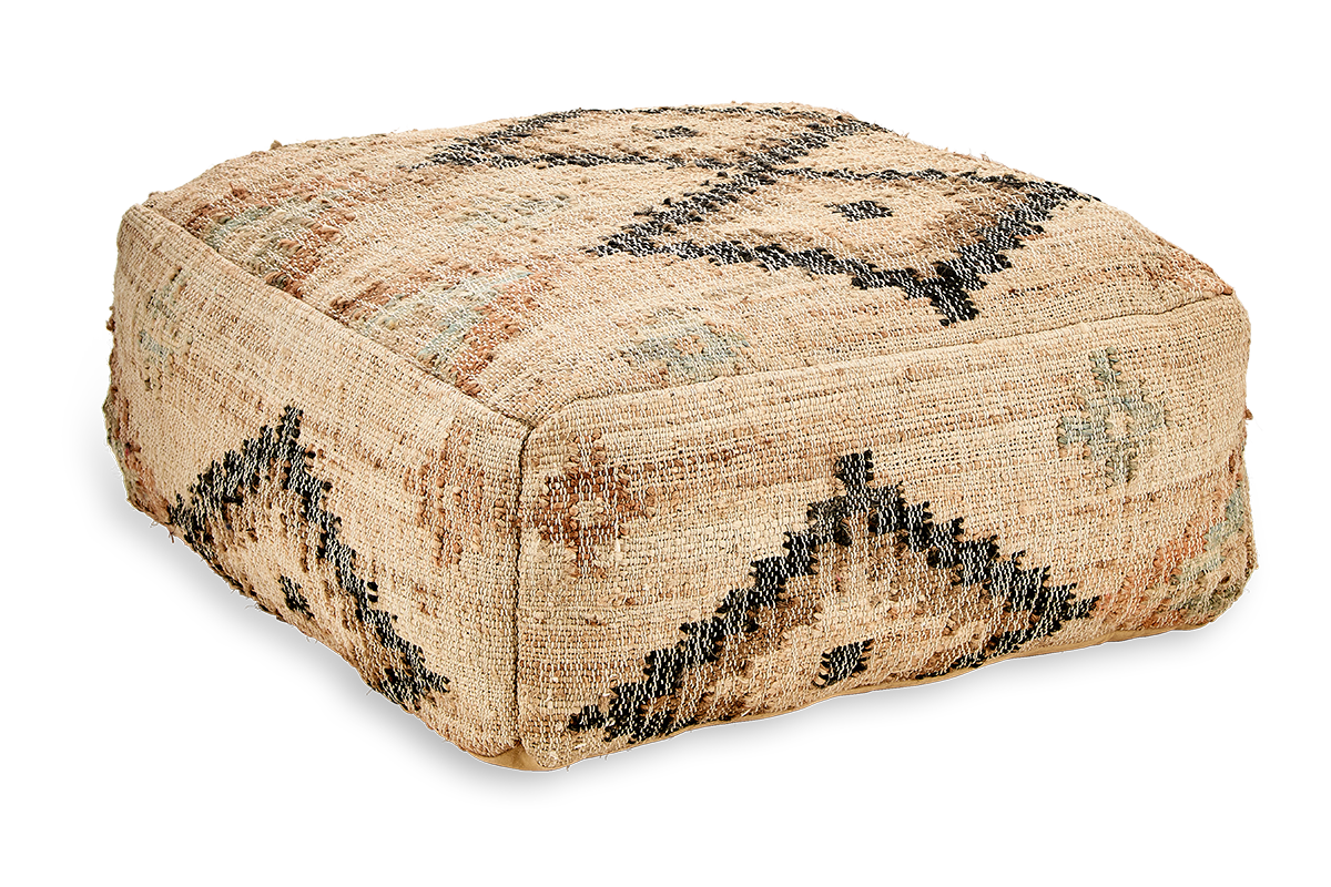 Kesu Kilim Pouf - Large-nkuku