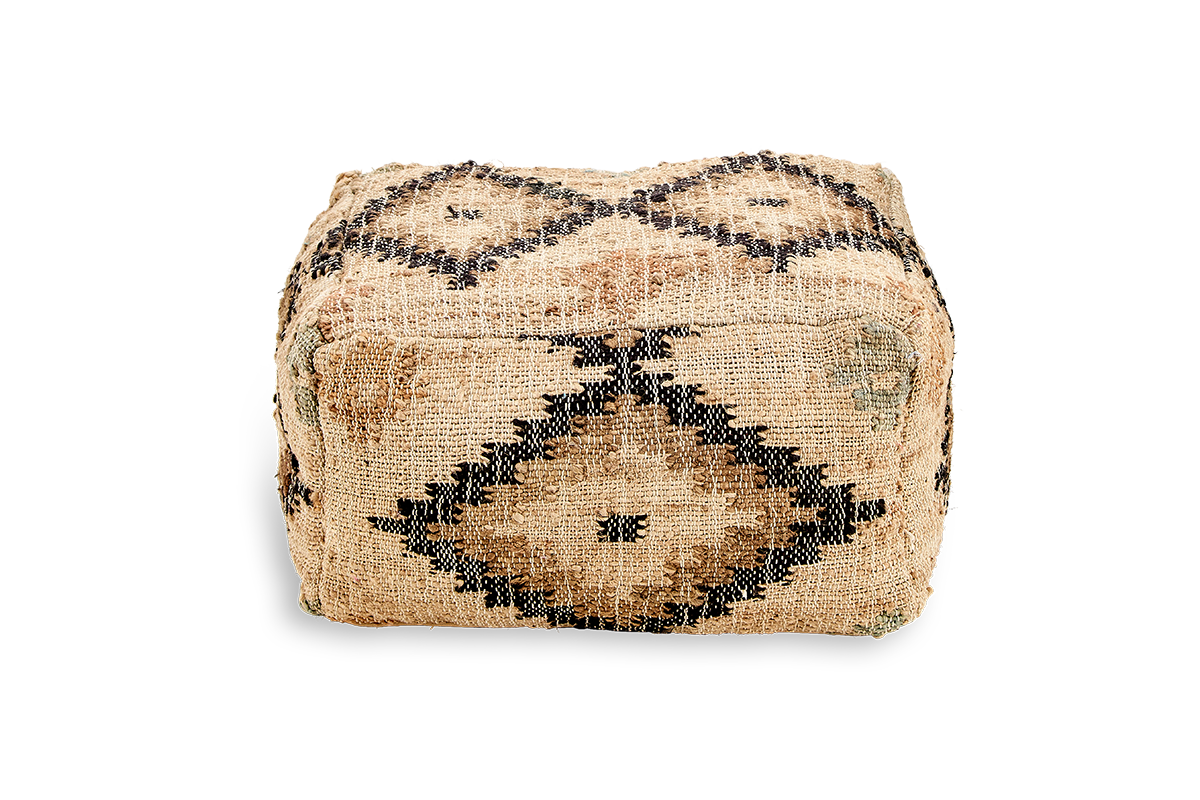 Kesu Kilim Pouf - Small- nkuku