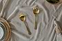 Khana Salad Servers - Brushed Gold (Set of 2)-nkuku