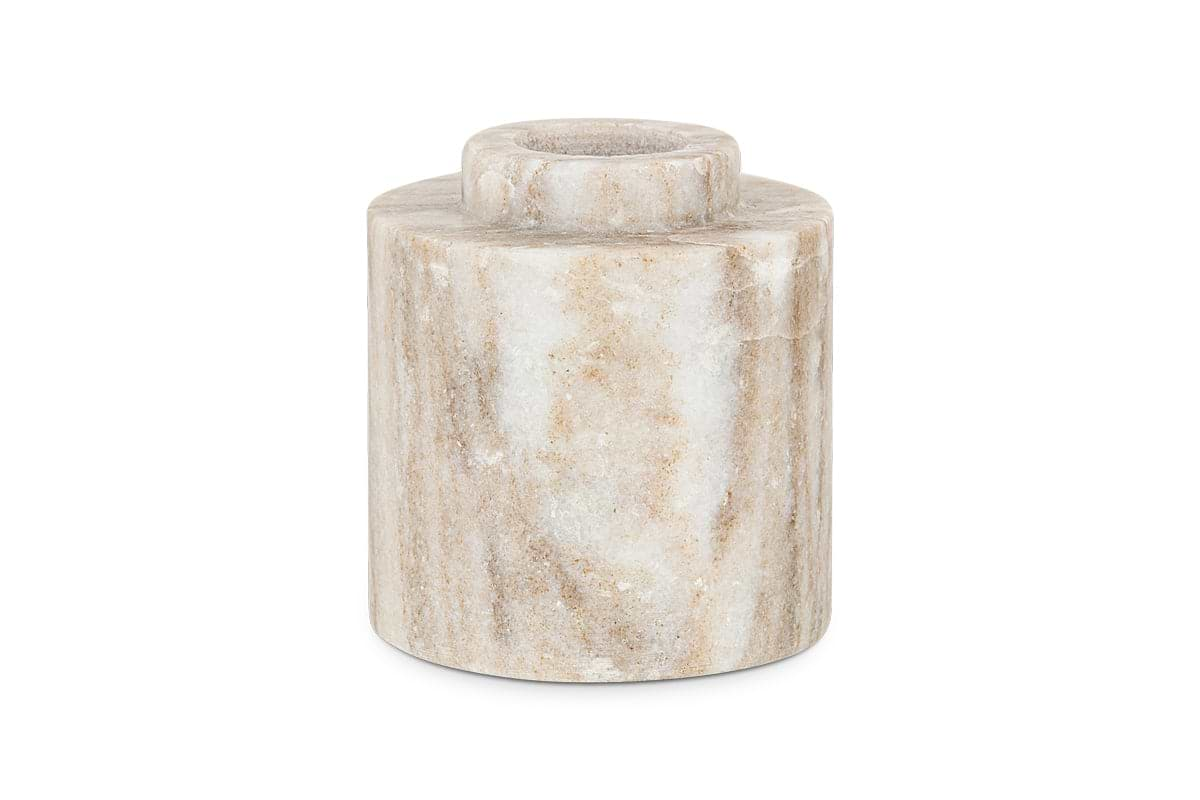 Khari Marble Vase - Grey-nkuku