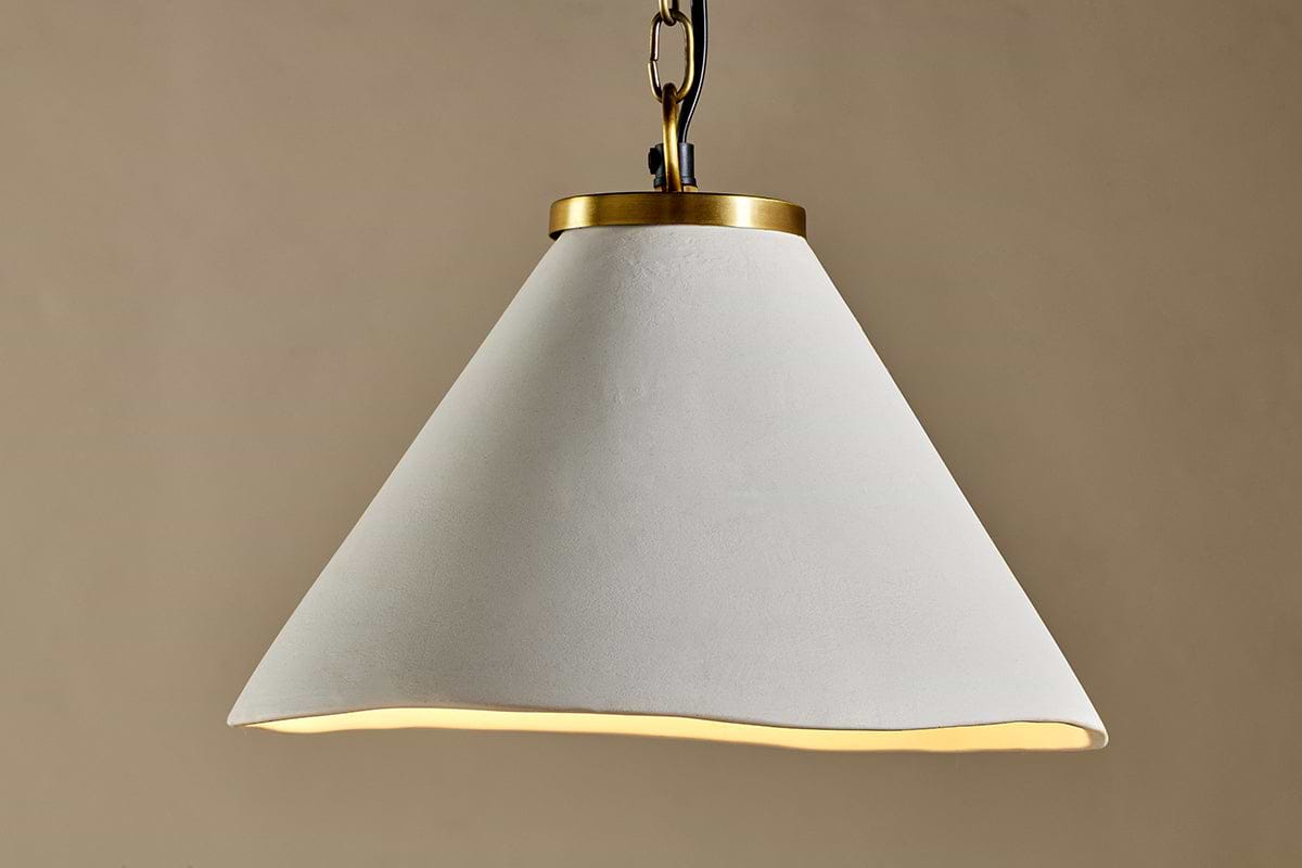 【美品】UNICO OLIKA LAMP 3BULB PENDANT OUKANING ​​60-Watt 3-Light Champagne Gold Modern Pendant