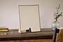 Kiko Standing Mirror - Antique Brass-nkuku